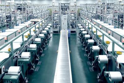 重慶國際復合材料股份生產車間。 重慶國際復合材料股份 供圖